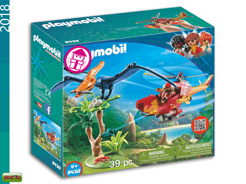 PLAYMOBIL 9430 Adventure Copter with Pterodactyl | Playmobil Hong Kong