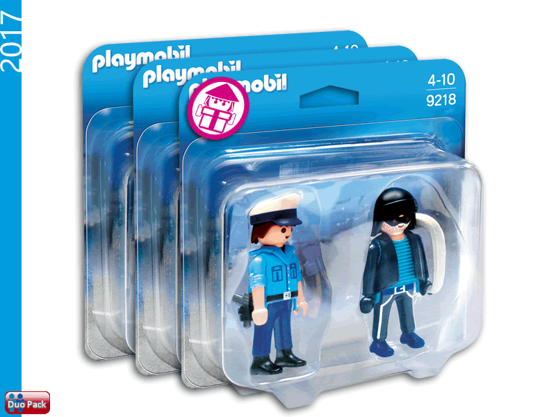 PLAYMOBIL 9218 Duo Pack Policeman and Thief
