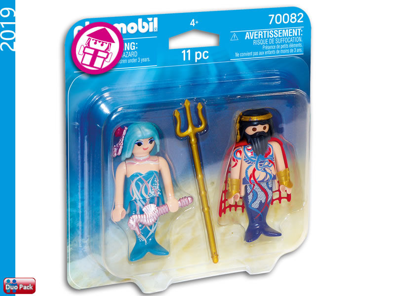 PLAYMOBIL 70082 Duo Pack Sea King and Mermaid