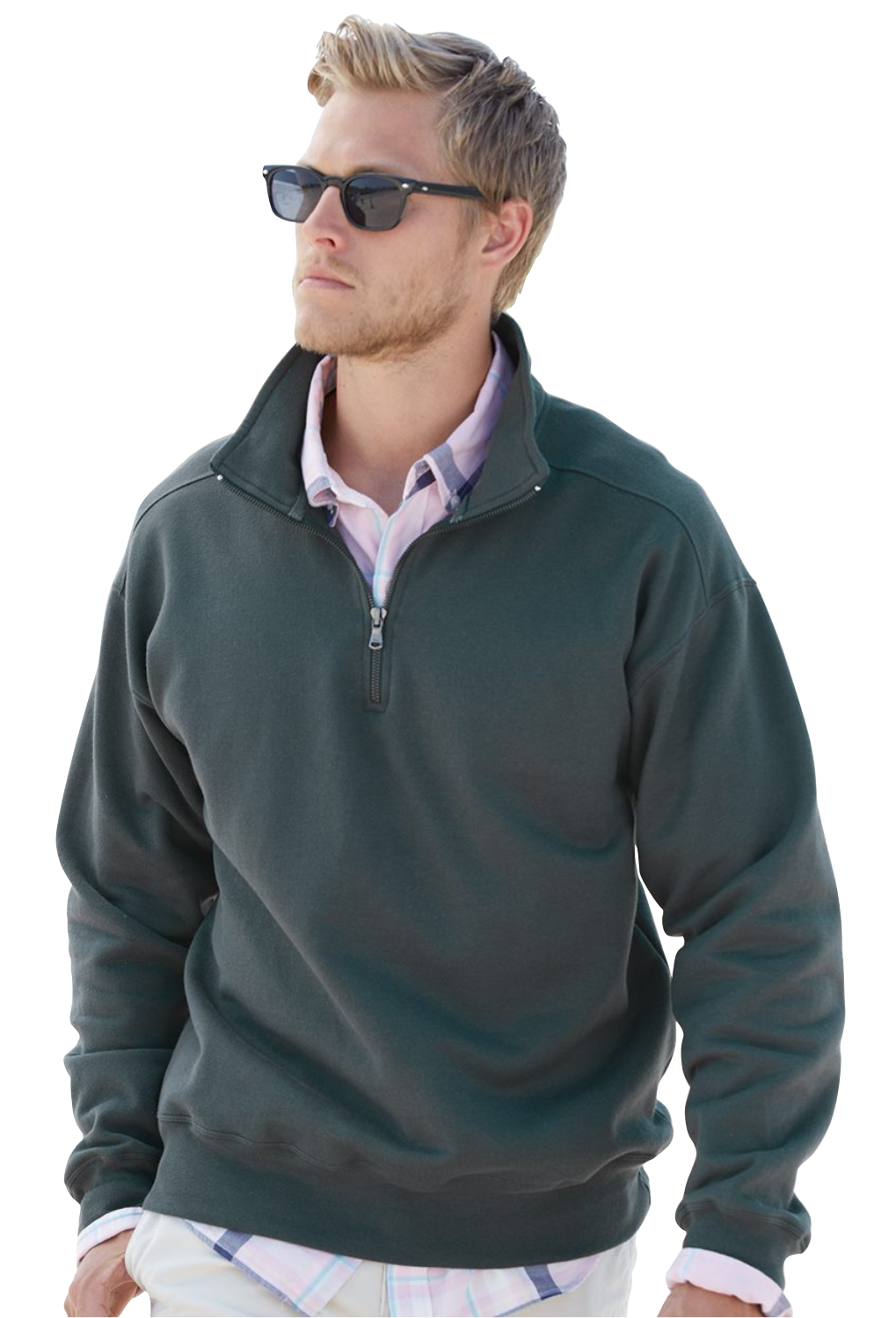 ADULT 1/4 ZIP SS