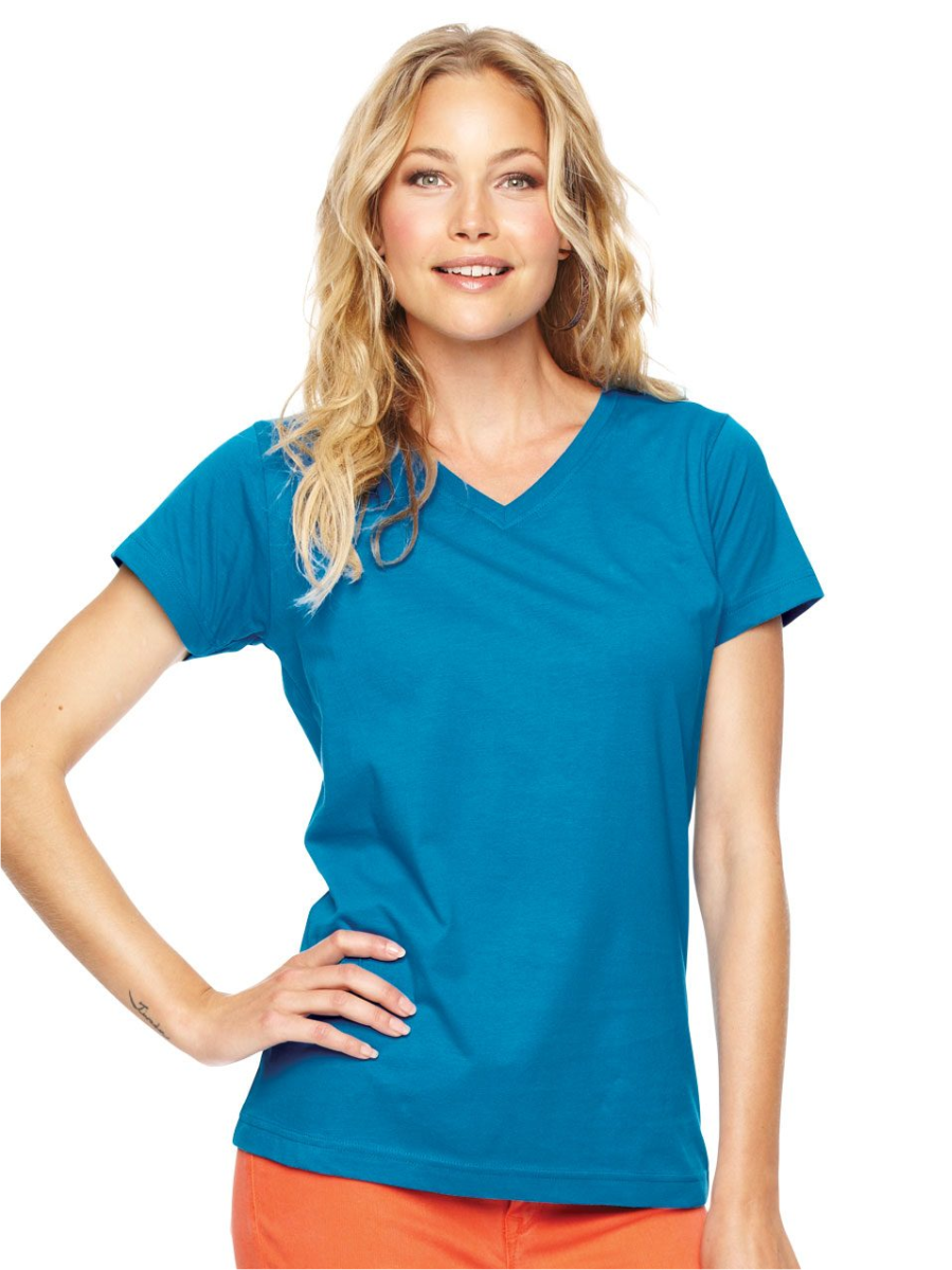 LADIES V-NECK TEE