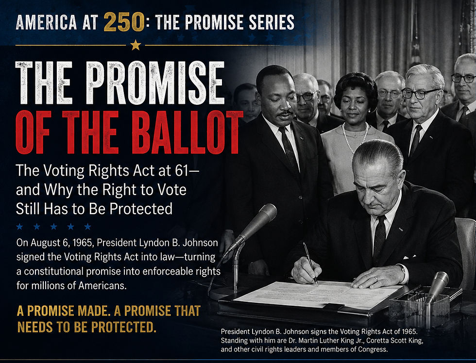 America at 250: The Promise Series - The Promise of the Ballot