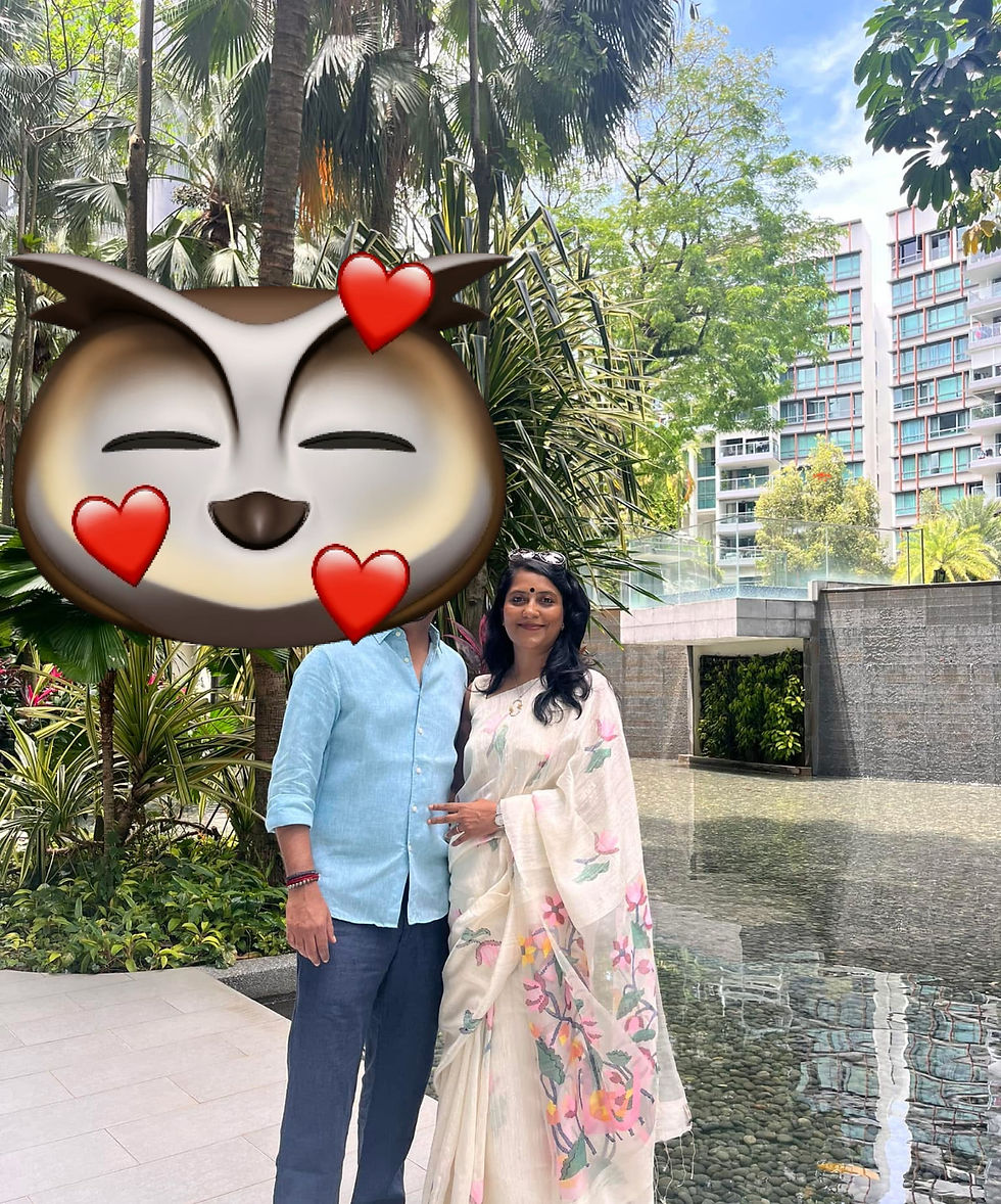 Another Aamrudblues saree. Love this one.