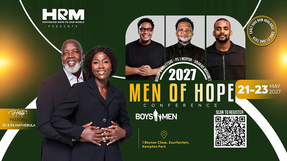 Men of Hope Conference 2027