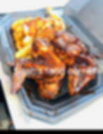 BBQ Chicken Wings & Chips