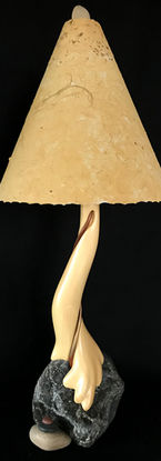 Sculptural Tabletop lamp