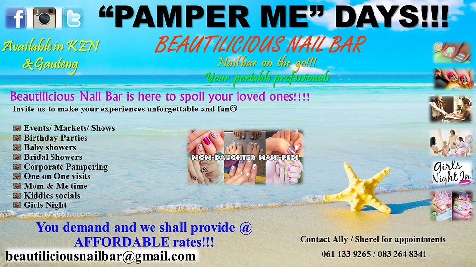Corporate Pampering Flyer