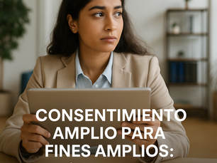 Consentimiento amplio para fines amplios: ¿Qué implica el nuevo proyecto de ley?