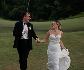 Couple running