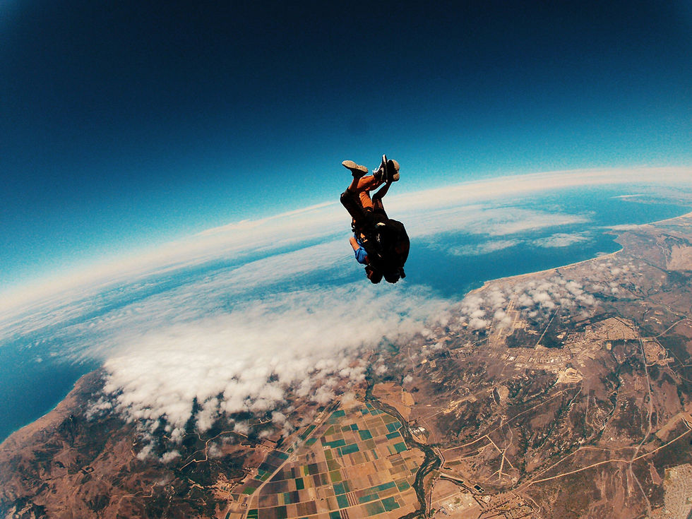 Skydiving in Dubai