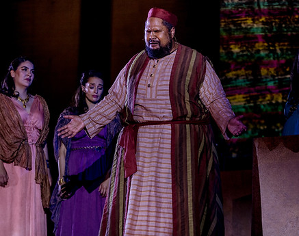 Tenor Ashley Faatoalia stars as Simon in Las Tres Mujeres de Jerusalen