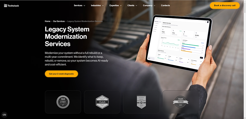 Best Legacy System Modernization Companies for FinTech in Europe
