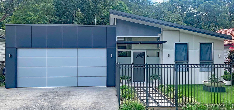 Alipanel Garage door - Silver metallic