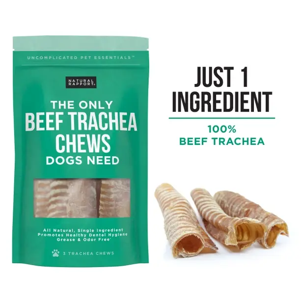 Thumbnail: the Only Beef Trachea Chews Dogs Need