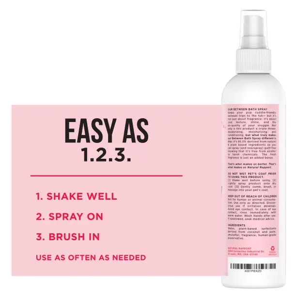 Thumbnail: the Only Between Bath Spray Dogs Need - Female Scent