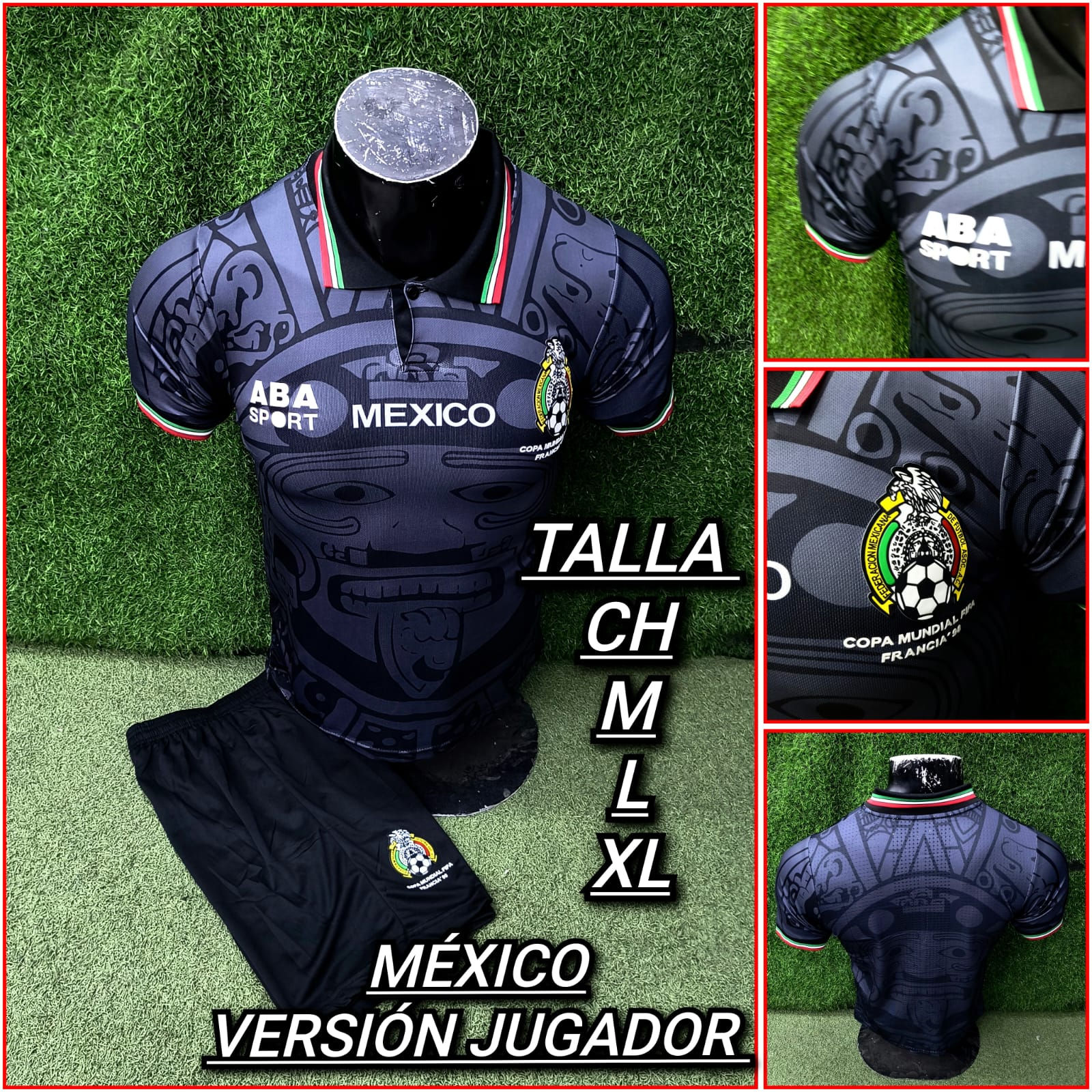 Conjunto de fútbol Selección México ,Mundial 1998