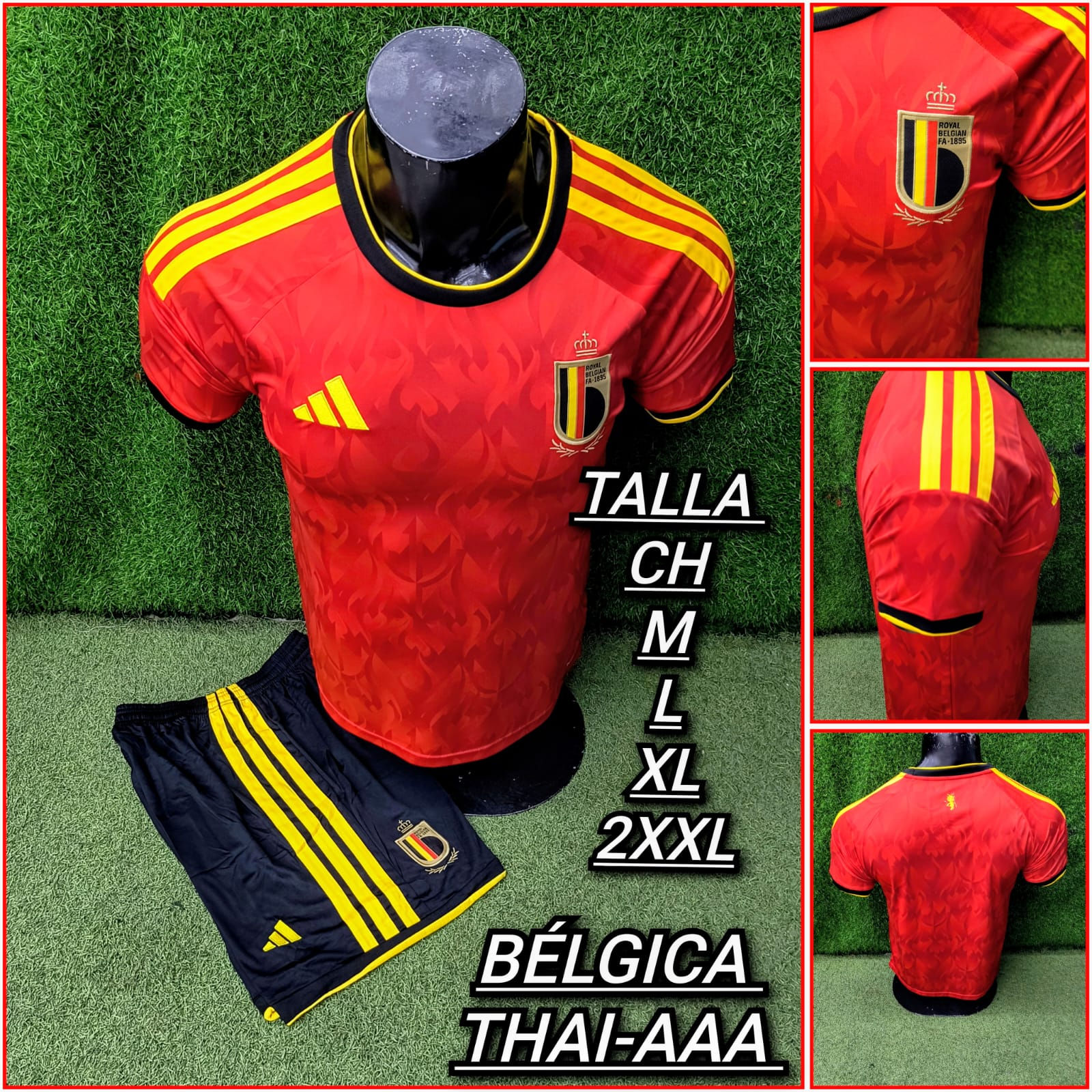 Conjunto de Fútbol Selección Bélgica, THAI-AAA