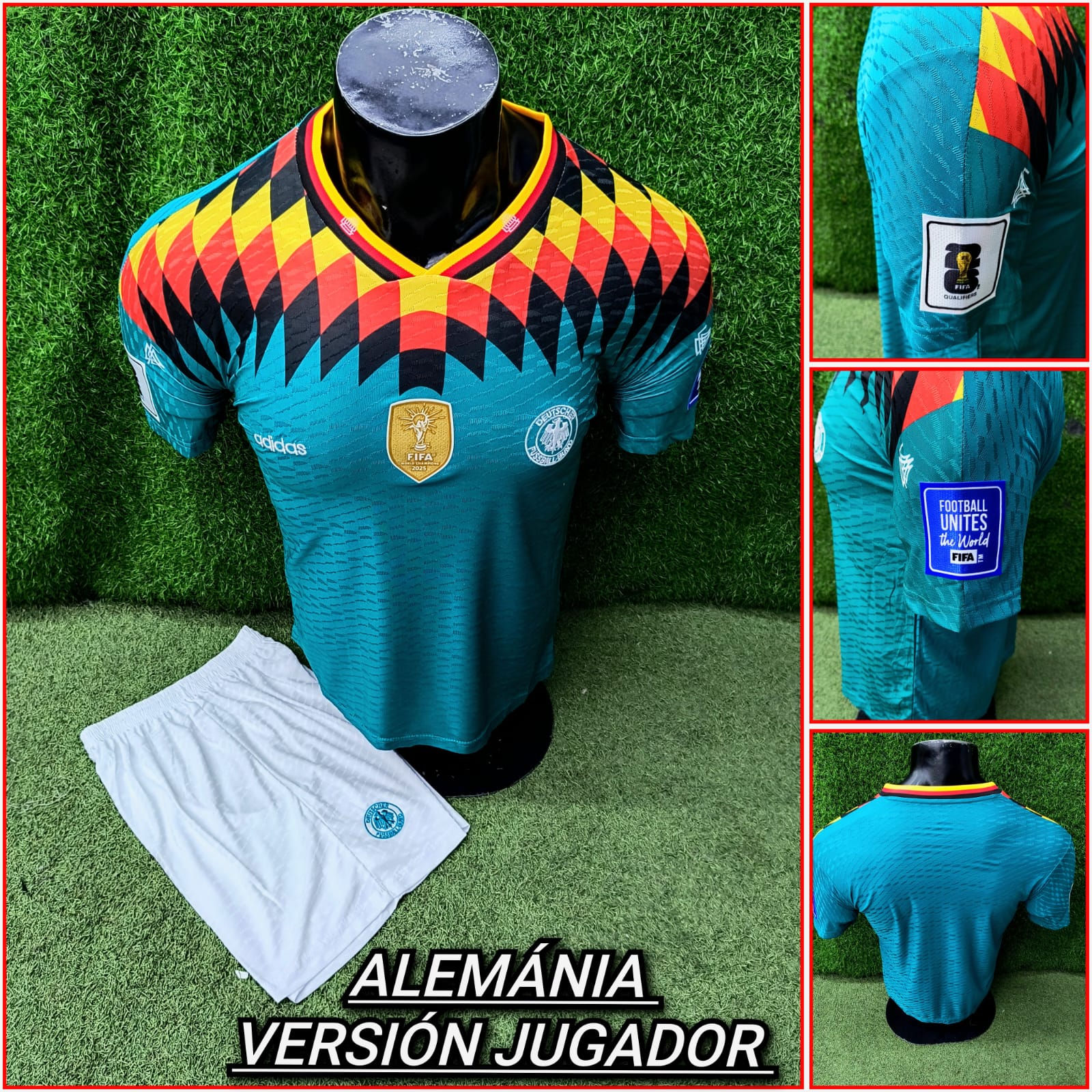 Conjunto de fútbol selección Alemania, Versión Jugador-Retro 94.