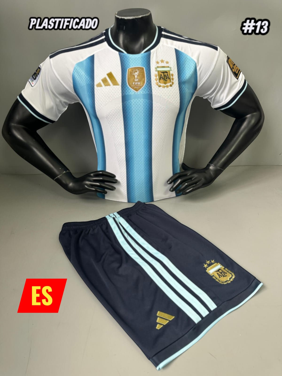Conjunto De Futbol Selección de Argentina 2026-Local (Manga Larga)