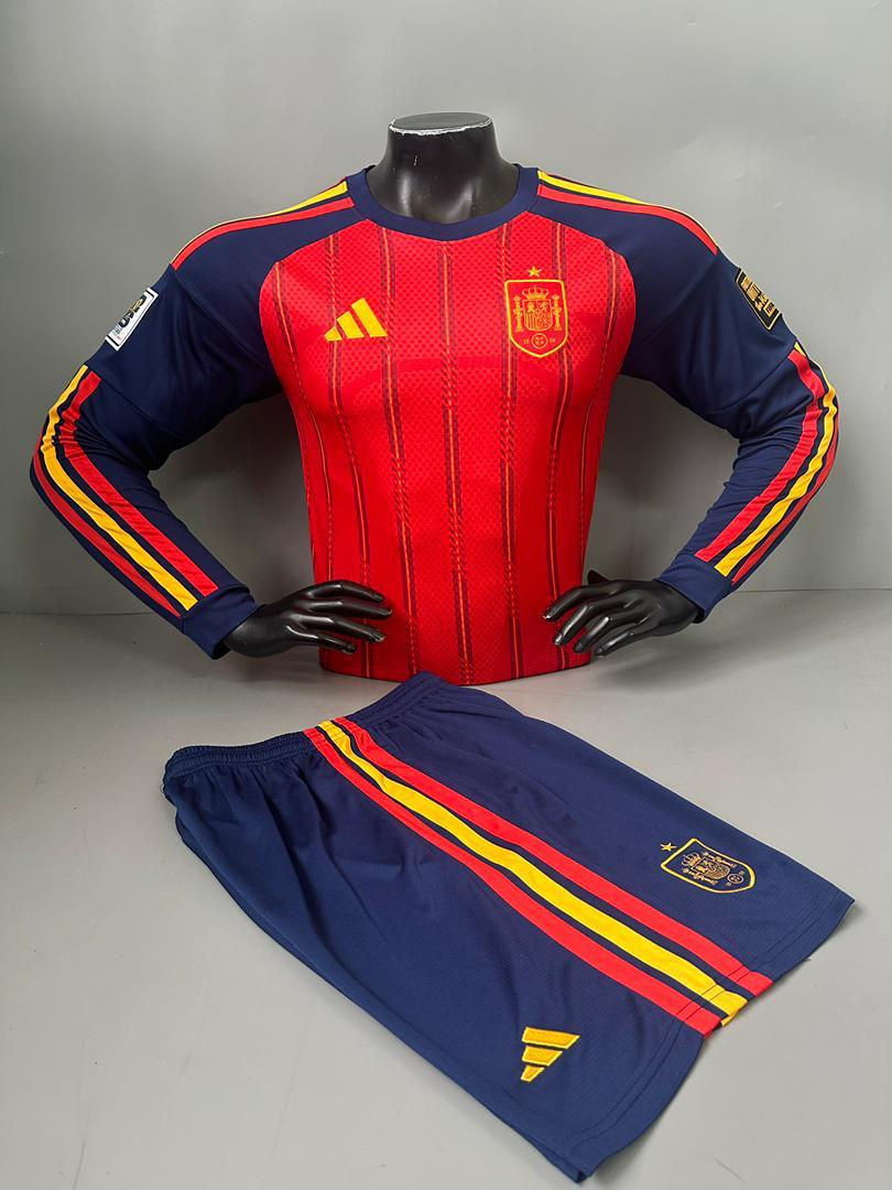 Conjunto de fútbol selección España, Mundial 2026-Local (Manga Larga)