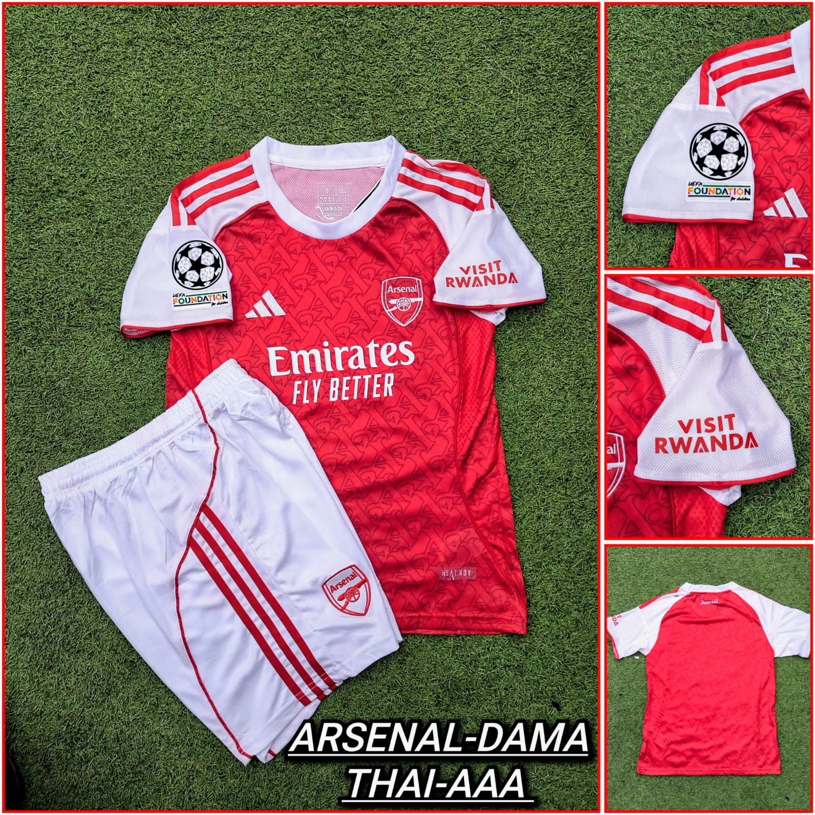 Conjunto de Fútbol, Arsenal FC Dama. (Local) 2025/26