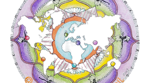 De wereld chakra mandala