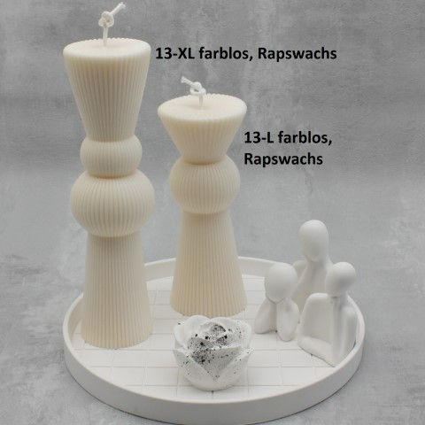 Miniaturbild: Stumpenkerzen mit Rillen kaufen, Rikon, Zürich