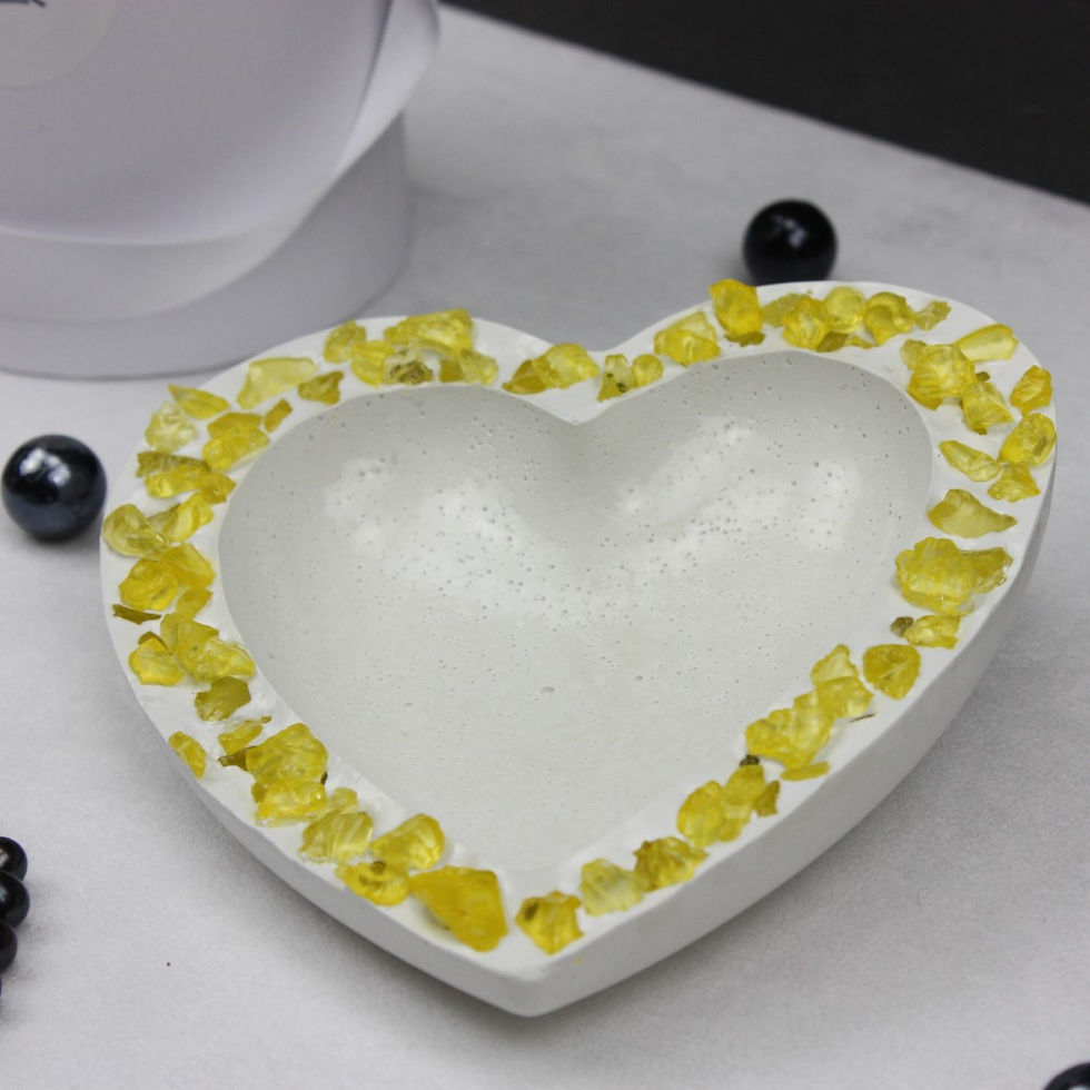 Miniaturbild: Herzschalen White & Stones