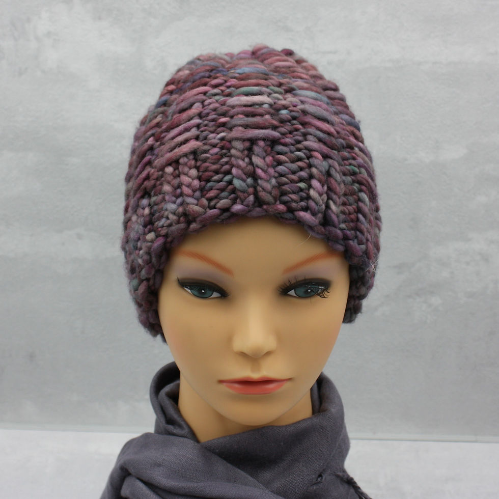 Miniaturbild: Strickmütze Malabrigo Rasta Lotus
