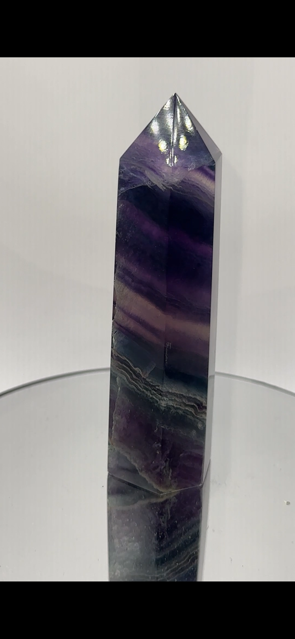 Thumbnail: Rainbow Fluorite Tower – 11.5cm, 175g