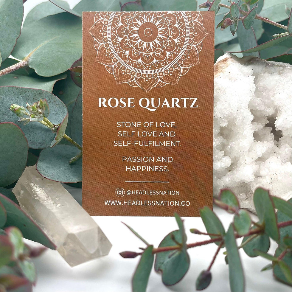 Thumbnail: Rose Quartz & Wood Bracelet