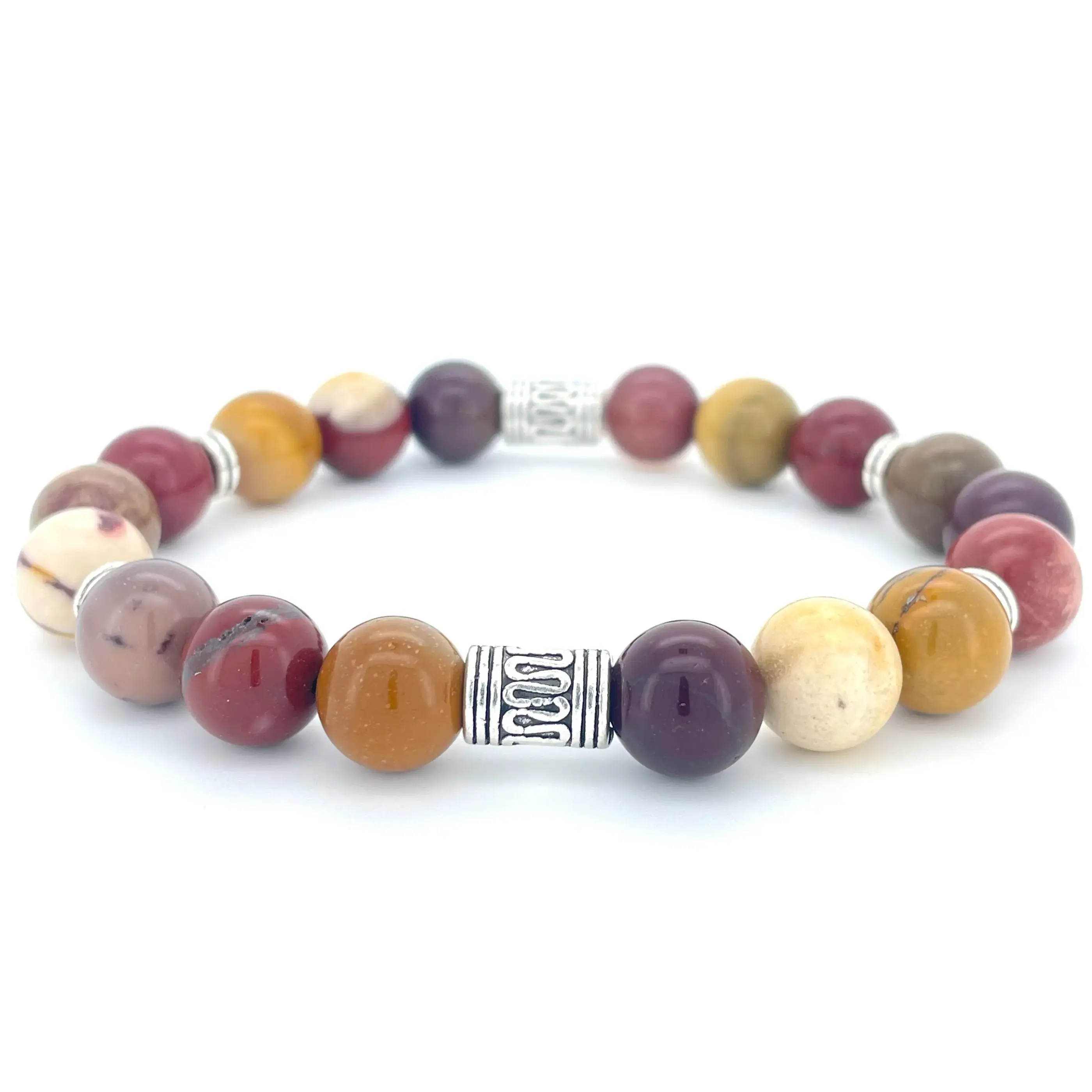 Mookaite & Silver Bracelet