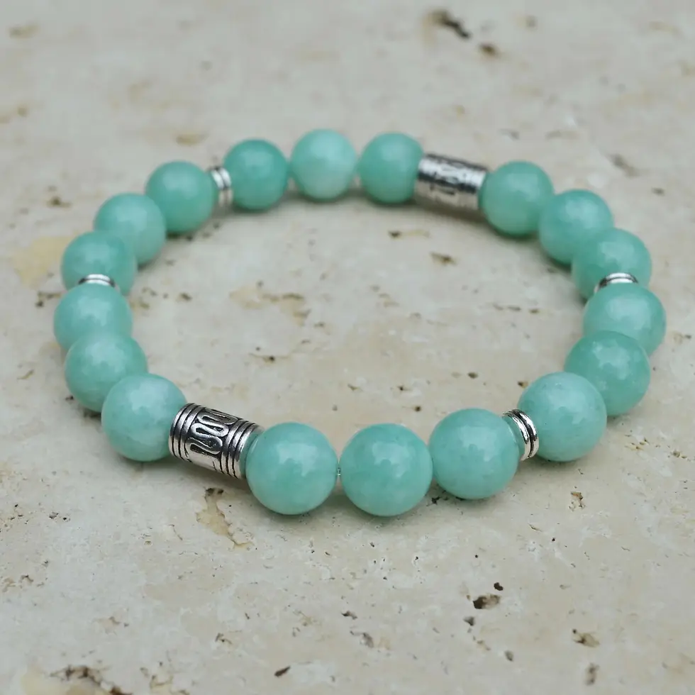 Thumbnail: Jade & Silver Bracelet