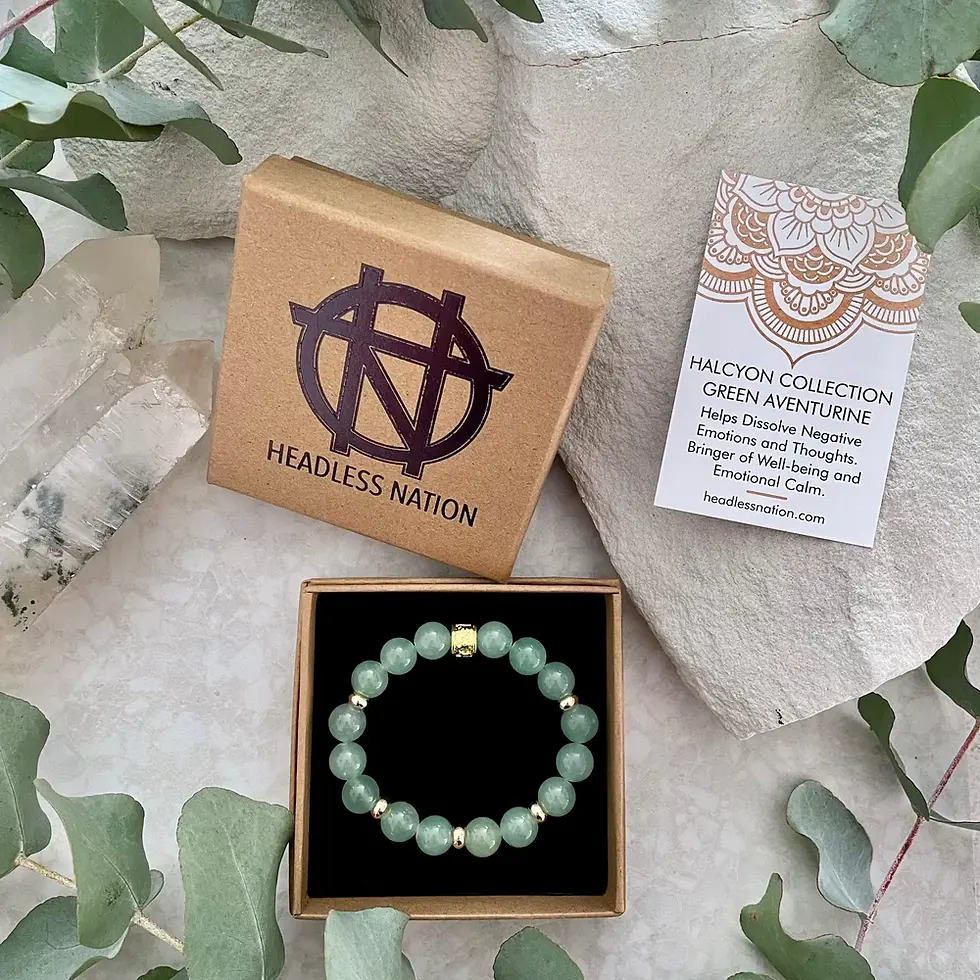 Thumbnail: Green Aventurine Crystal 20ct Gold Plated Bracelet