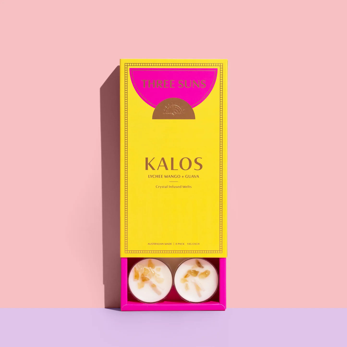 Kalos | Lychee Mango + Guava Scent Tea Lights
