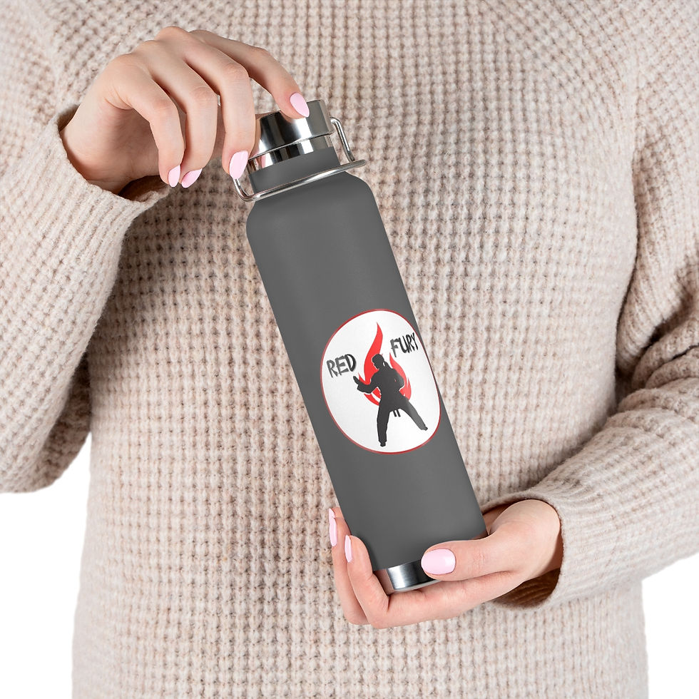 Thumbnail: Water bottle with Red Fury logo