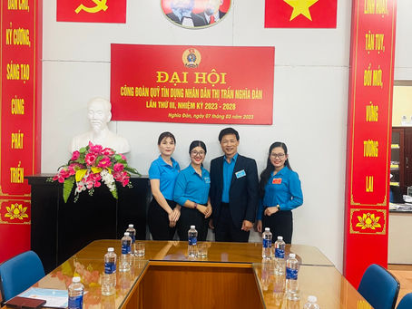 Quỹ TDND Thị Trấn Nghĩa Đàn tổ chức Đại hội lần III, Nhiệm Kỳ 2023 - 2028.