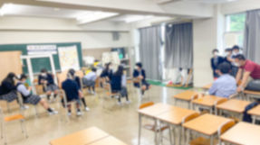 １年生を迎えた演劇部。