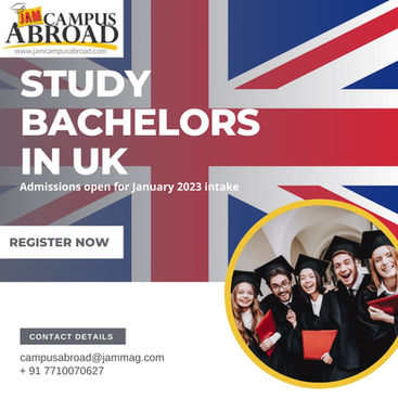 Study Bachelors in the UK this  Spring/ January 2026!