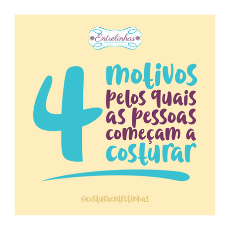 4 motivos pelos quais as pessoas começam a costurar