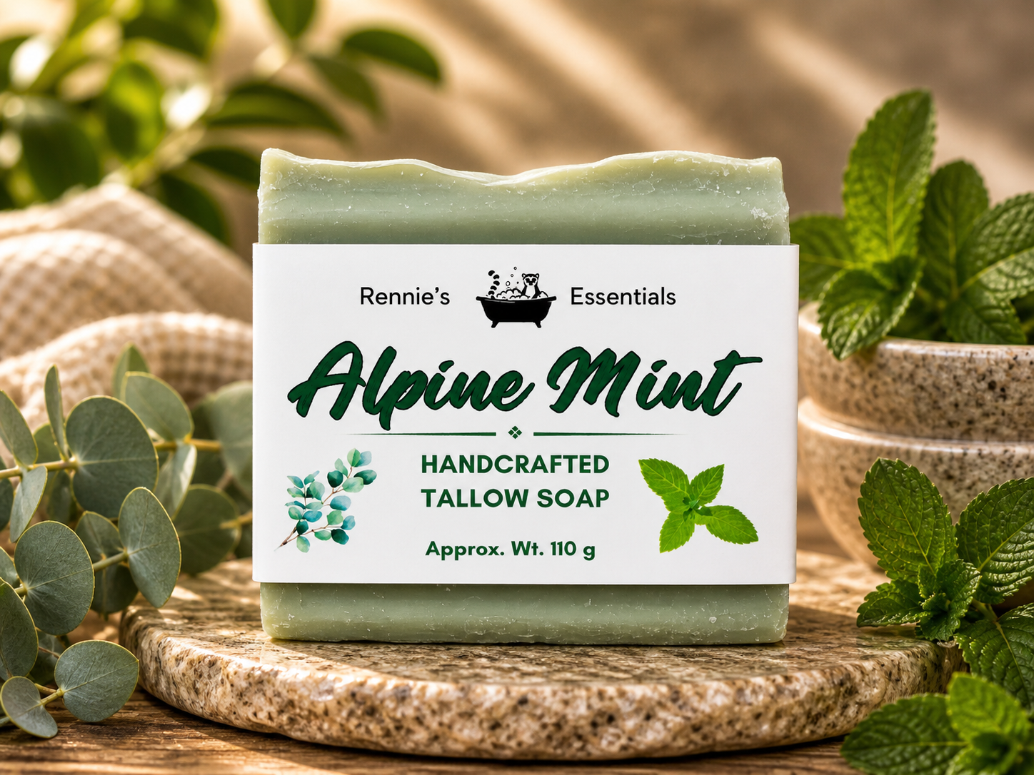 Alpine Mint Tallow Soap