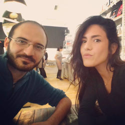 With soprano Johanna Vargas, Berlin, 2019