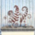 Rusty fiddlehead fern fronds bouquet – rusted steel – Ironstone Steel