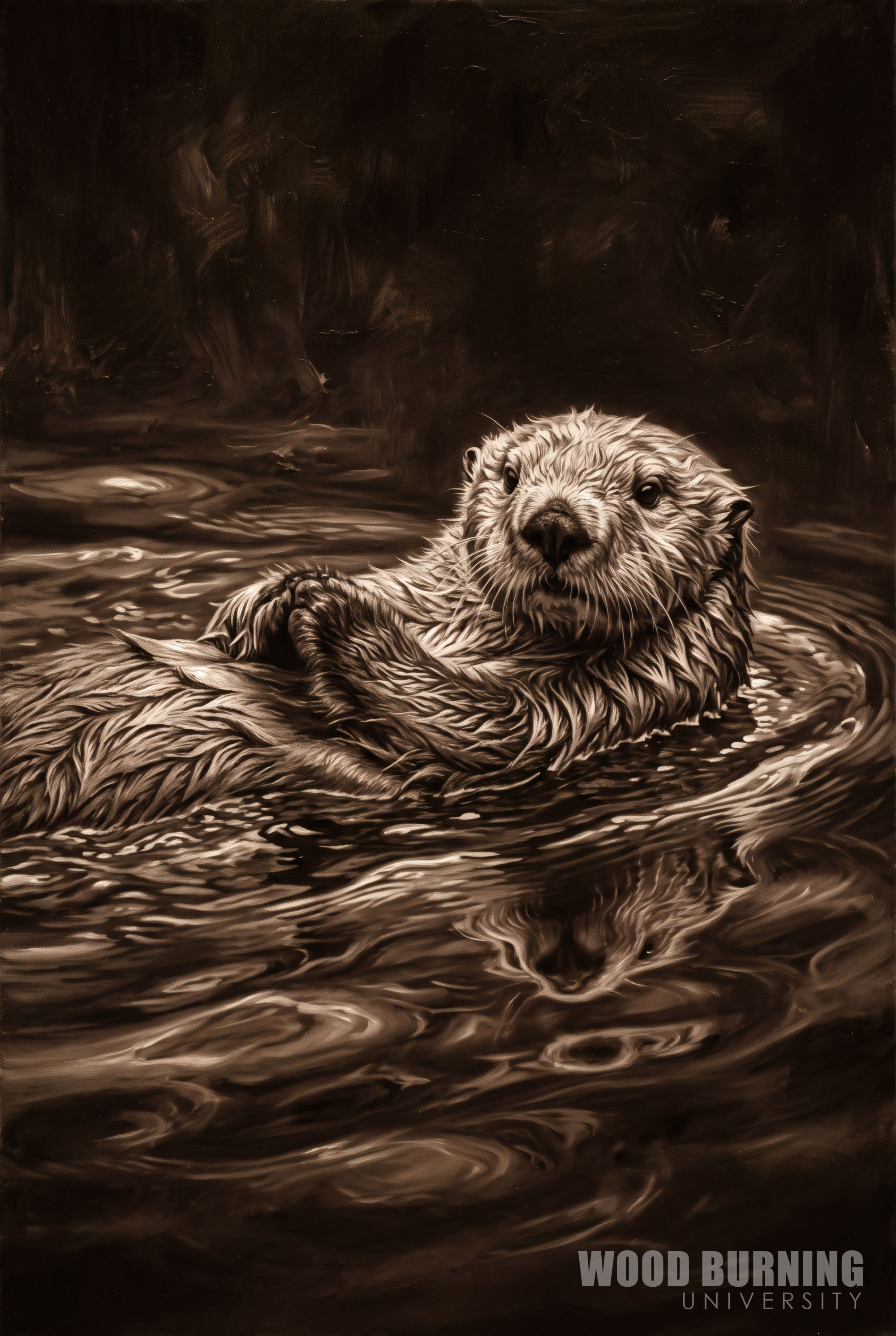 Sea Otter in the Water