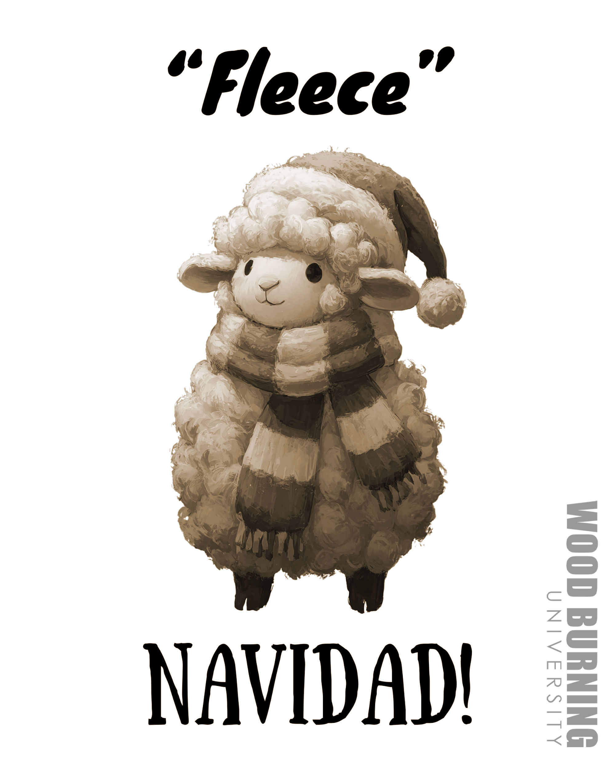 Fleece Navidad Fluffy Sheep