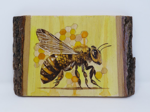 Honey Bee Wood Burning | Minisa Robinson