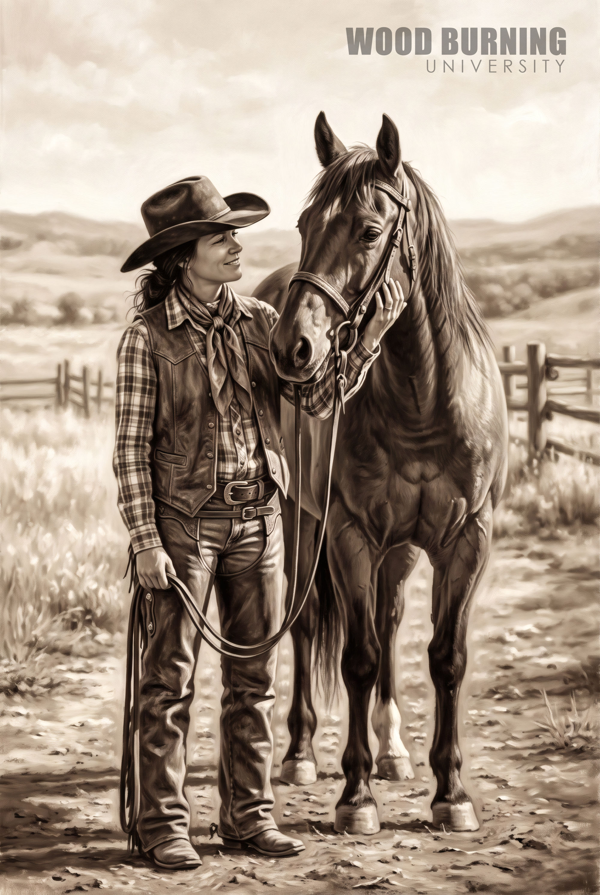 Woman and Horse