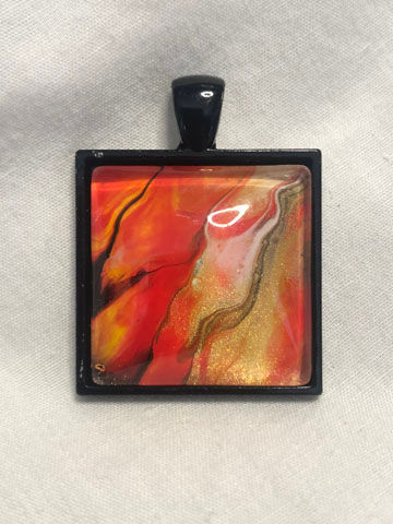 Square Pendant- 25x25mm