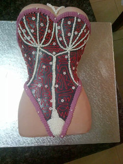 FLESH TONE CORSET CAKE