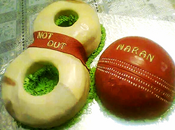80th Cricket Cake
